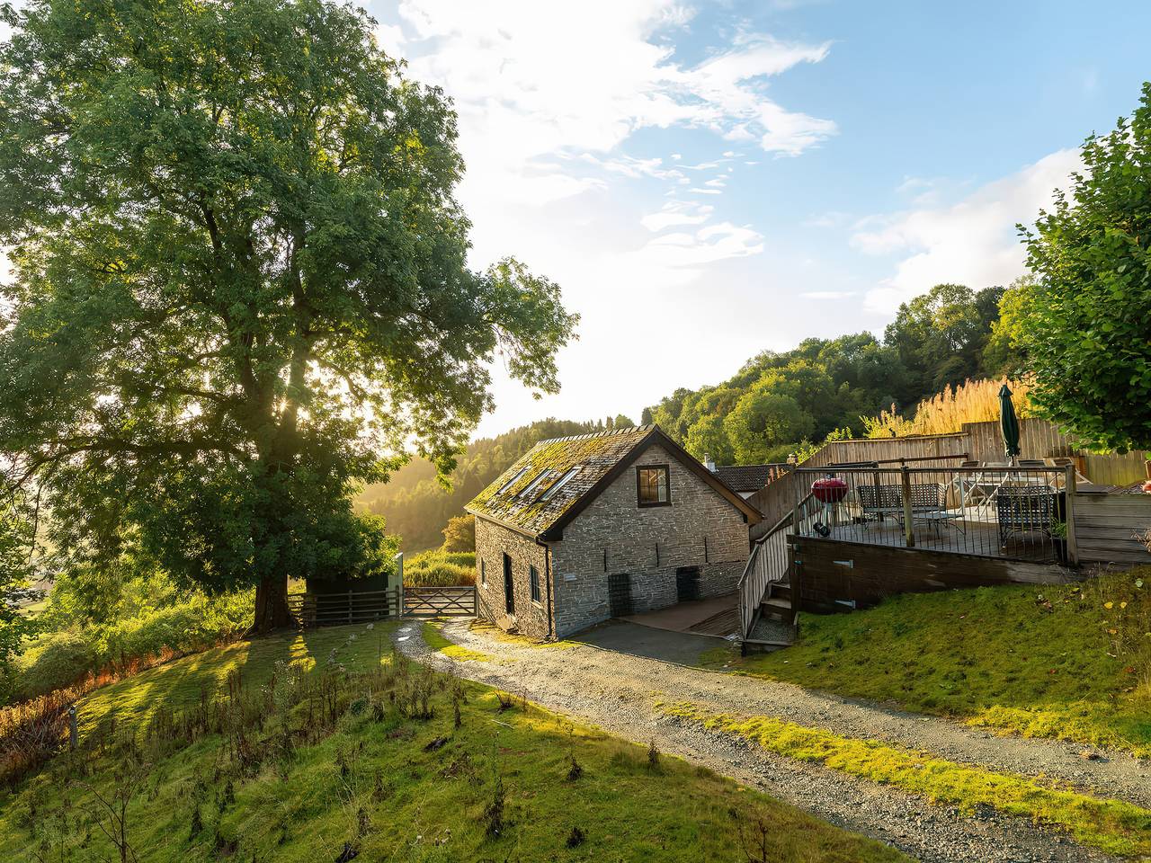 Bishop's Castle Barn in Shropshire Hills