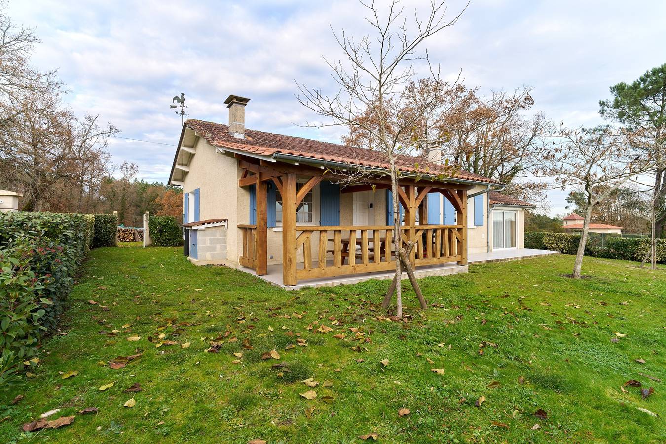 Maison de vacances 'Gite Des 3 Étangs' avec terrasse privée, jardin privé et Wi-Fi in Échourgnac, Périgord Blanc