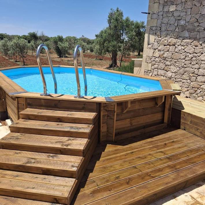 Casa vacanza per 6 persone, con Idromassaggio e Terrazza nonché Giardino e Piscina a Tiggiano