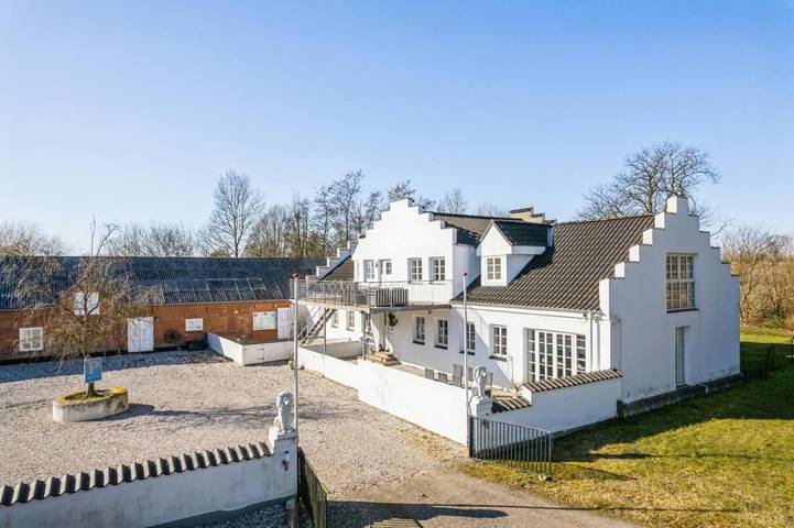 Ferienwohnung für 4 Personen, mit Balkon und Terrasse sowie Garten und Ausblick in Fredericia