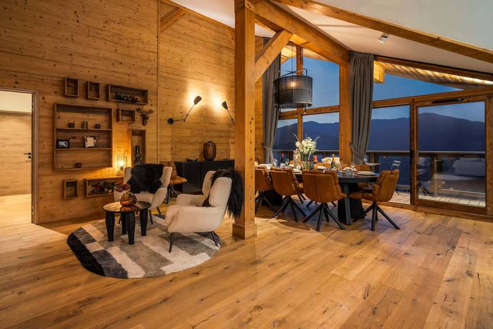 Appartement de vacances entier, Exceptional Double Penthouse on Private Floor 8Br in Saint-Bon-Tarentaise, Courchevel