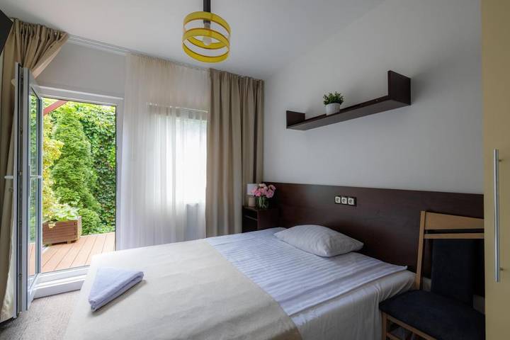 Bnb, mit Terrasse und Ausblick in Warschau