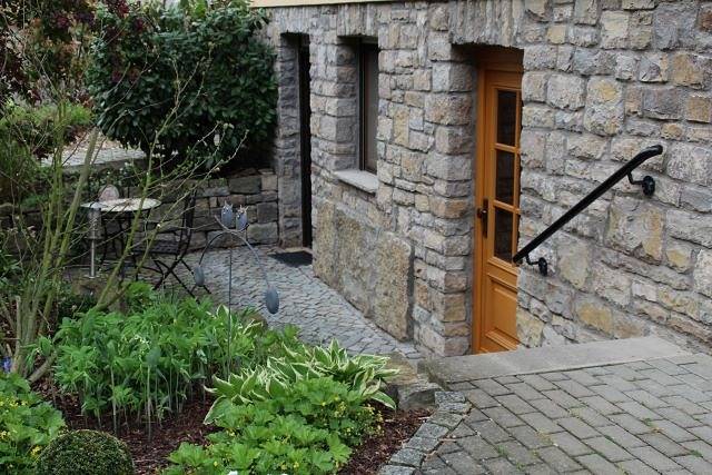 Ferienwohnung für 4 Personen, mit Balkon/Terrasse und Balkon sowie Terrasse und Garten in Franken