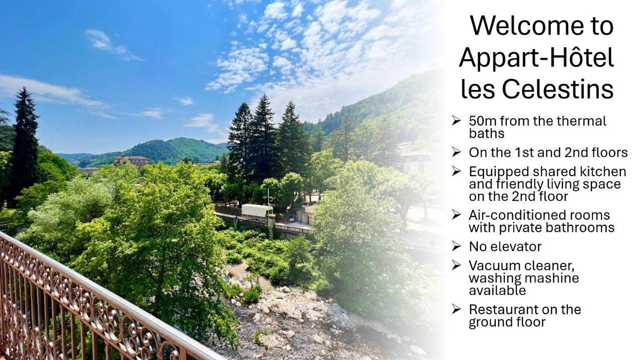 Appart'hôtel Les Célestins in Vals-les-Bains, Parc naturel régional des Monts d'Ardèche