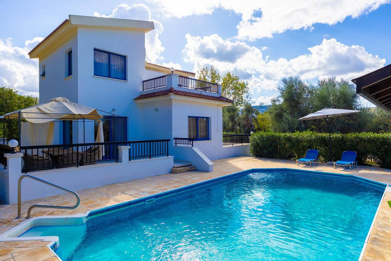 Villa für 7 Personen mit Garten in Πόλις Χρυσοχούς, Südzypern