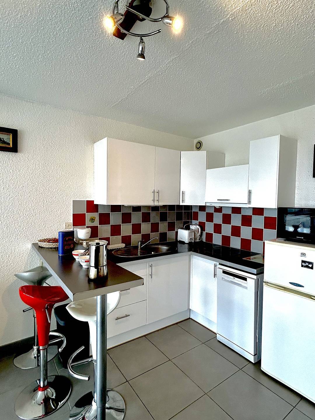 Ganzes Studio, Studio für 2 Personen mit Balkon/Terrasse in Le Barcarès, Côte d'Améthyste