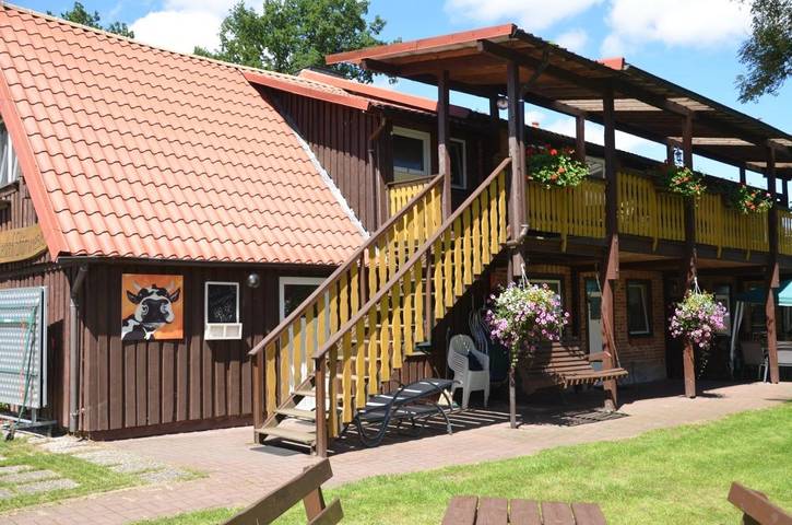 Ferienwohnung für 3 Personen, mit Balkon und Terrasse sowie Garten und Sauna in Naturpark Aukrug