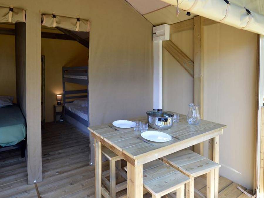 Camping Le Tindio - Glampingtent 4 personen in Arzon, Côte des Mégalithes
