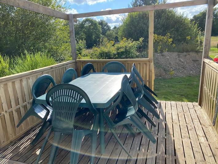 Location de vacances pour 5 personnes, avec vue ainsi que jardin et terrasse à Le Girouard - 3