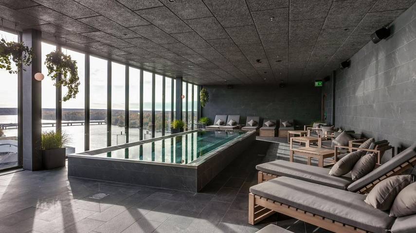 Hôtel pour 4 personnes, avec piscine et terrasse ainsi que vue et sauna, animaux acceptés à Umea - 2