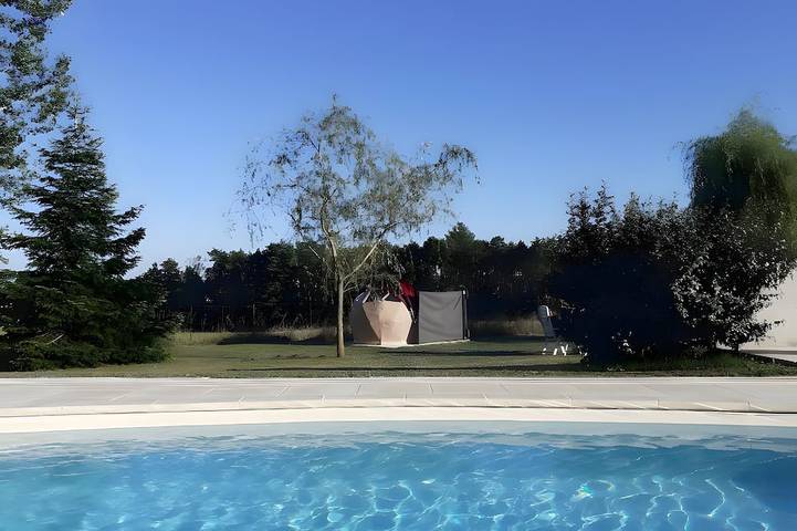 Maison de vacances pour 2 personnes, avec piscine ainsi que terrasse et jardin - 1