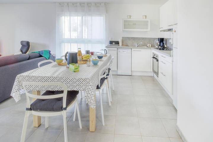 Apartamento entero, La Marinière - appartement avec terrasse et plage à 200 m in Pléneuf-Val-André, Côte d’Émeraude