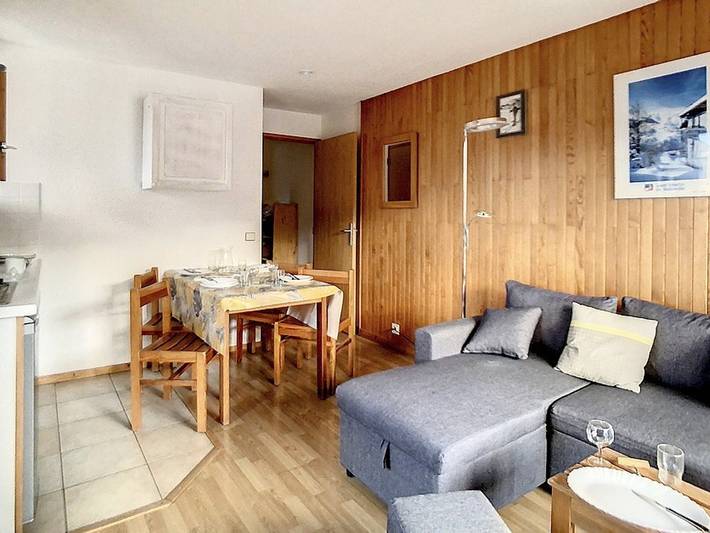 Ganze Wohnung, Helles Apartment · 4 Pers · Balkon · Parkplatz in Saint-Martin-de-Belleville, Vanoise-Massiv