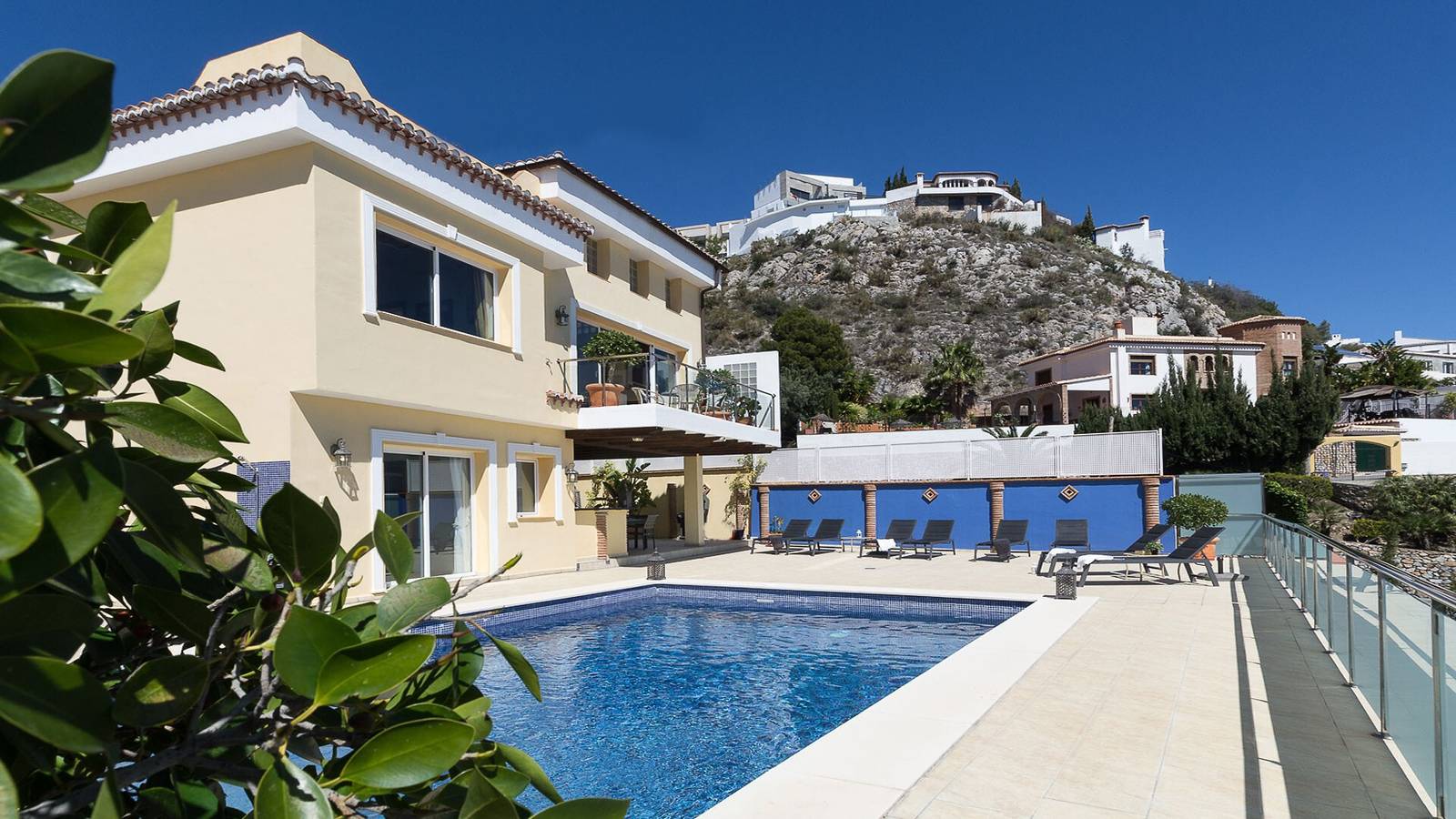 Villa "Buena Vista" mit Meerblick, privatem Pool & Wlan in Monte de los Almendros, Salobreña
