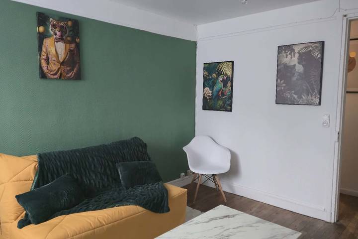 Studio pour 2 personnes, adapté aux familles