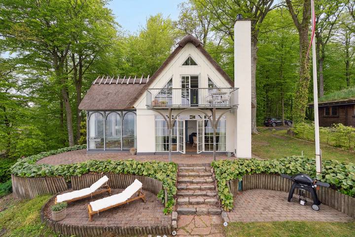Ferienhaus für 4 Personen, mit Ausblick und Garten sowie Seeblick in Hejsager Strand