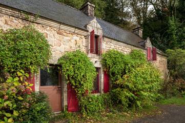 Maison de vacances 'Breton Gildas' avec terrasse partagée, jardin commun et Wi-Fi
