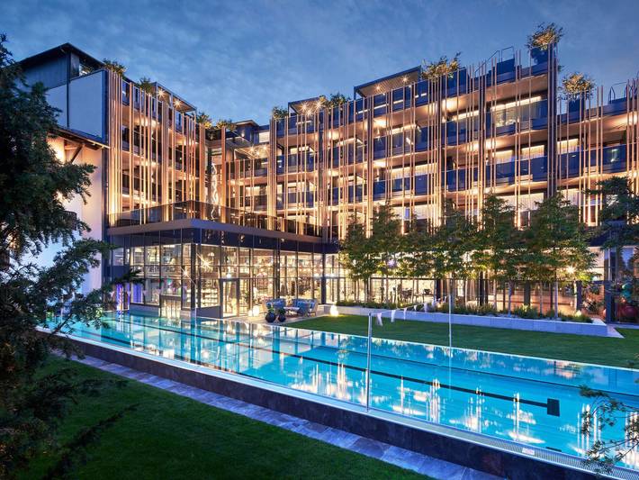 Hotel für 4 Personen, mit Whirlpool und Garten sowie Sauna und Pool - 1