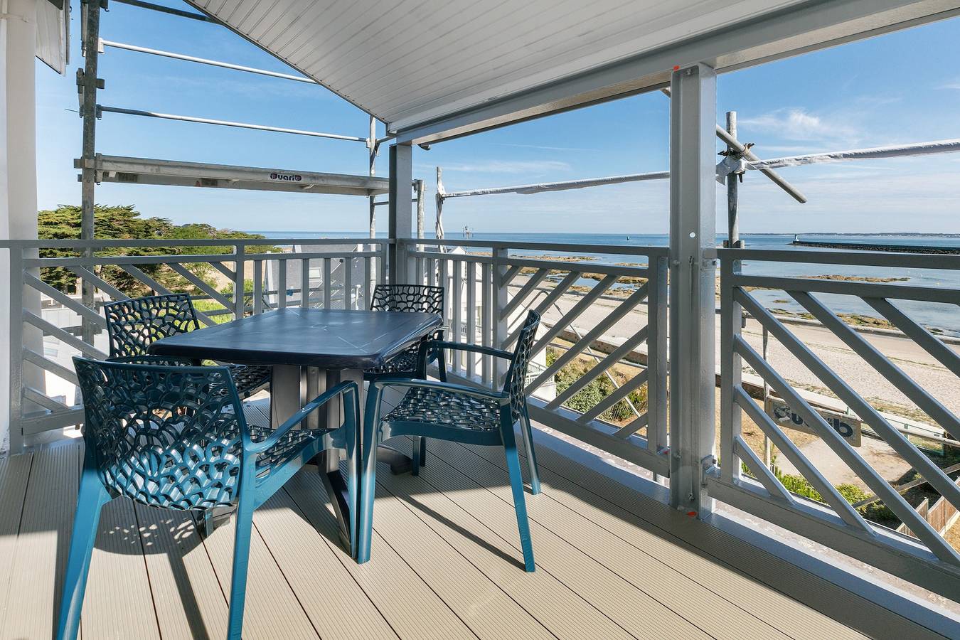 Appartement entier, Appartement belle vue sur mer, piscine partagée et balcon privé in Le Croisic, Côte d'Amour