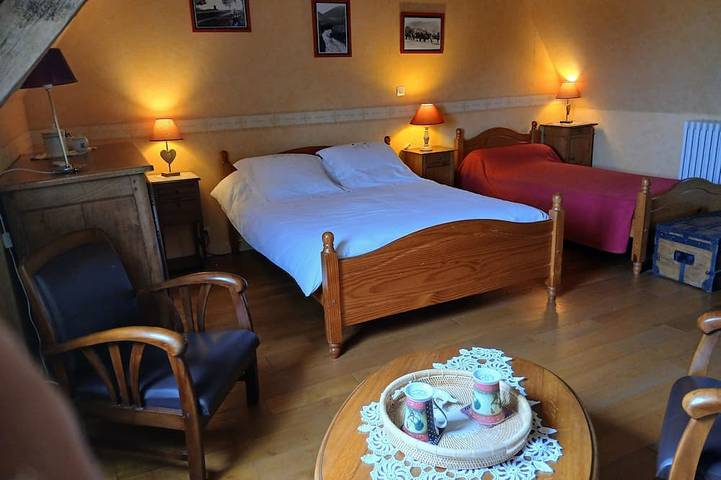 Chambre d’hôte pour 3 personnes, avec Jardin