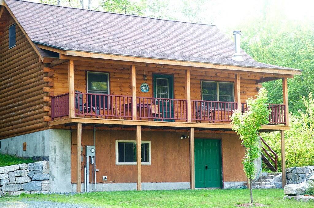 Log Cabin in den White Mountains in Gorham, Coös County