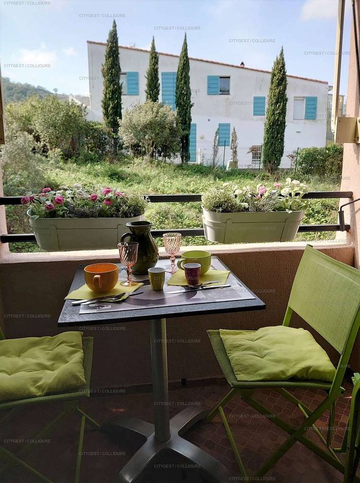 Ferienwohnung für 3 Personen, mit Terrasse und Pool in Collioure