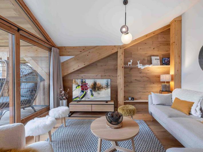 Apartamento entero, Ático moderno en Courchevel, 6 pers, cerca de pistas in Courchevel 1650 (Moriond), Saint-Bon-Tarentaise