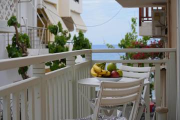 Gîte pour 3 personnes, avec balcon dans Myrtos