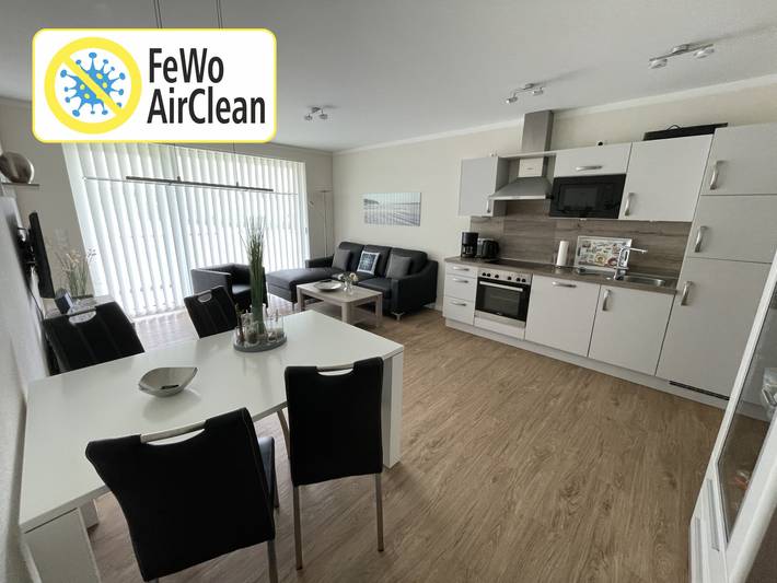 Ferienwohnung für 4 Personen, mit Balkon und Sauna in Sahlenburg