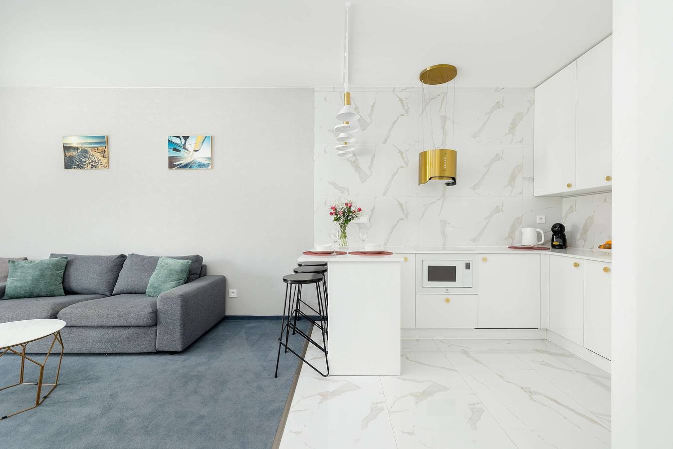 Cały apartament, Apartament wakacyjny dla 4 osób z sauna in Gąski, Powiat koszaliński