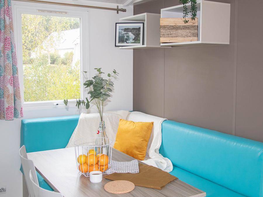 Camping Le Saint Laurent - Mobilhome 4 personas - Eco - 27m² - 2 habitaciones in Golf Saint-Laurent, Ploemel