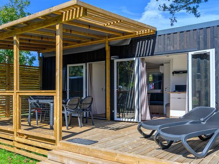Flower Camping Les Ilates - Mobilhome 6 personnes - Homeflower Premium Plus 35m² (3 chambres) + lits faits à l'arrivée et ménage | 6 personnes in Loix, Île de Ré