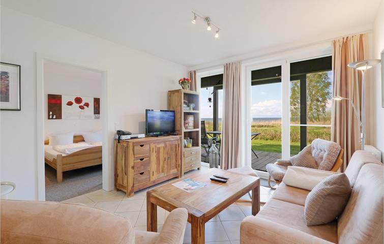 Ferienwohnung für 4 Personen, mit Terrasse und Sauna sowie Seeblick in Rechlin - 3