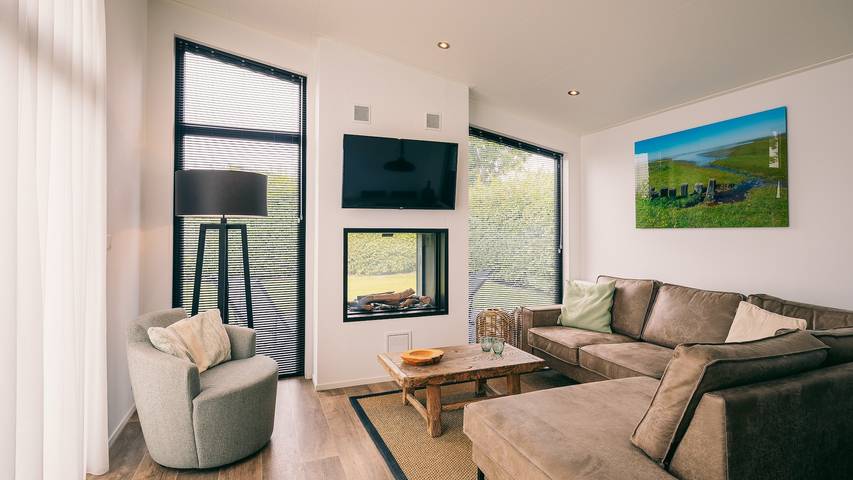Ferienpark für 4 Personen, mit Balkon/Terrasse und Terrasse sowie Garten in Südholland