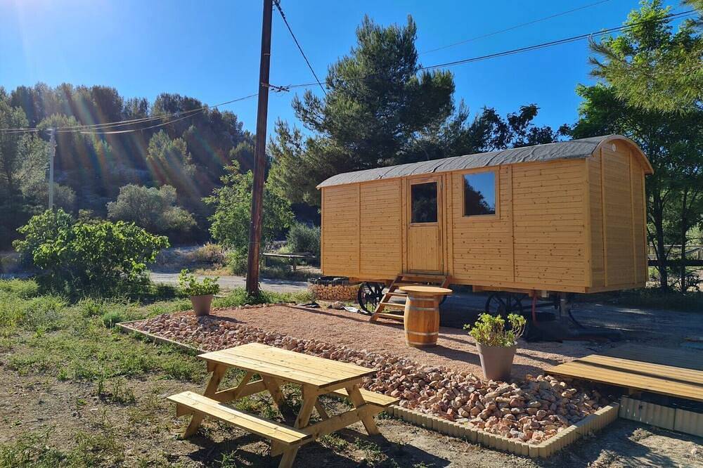 Roulotte en bois in Martigues, Région d'Istres