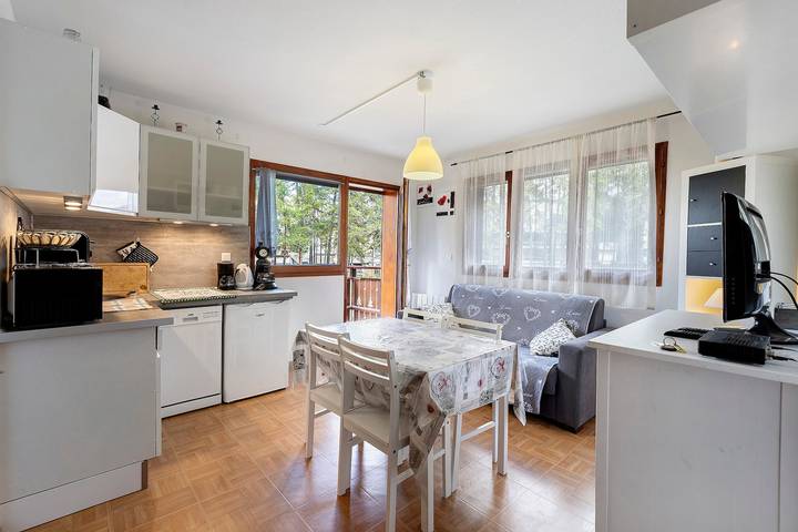 Entire studio, Studio Apartment 'La Joue Du Loup' with Mountain View, Shared Pool and Shared Garden in La Joue du Loup, Le Dévoluy