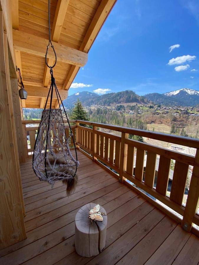 Hütte für 2 Personen, mit Garten und Terrasse sowie Sauna und Whirlpool in Montriond