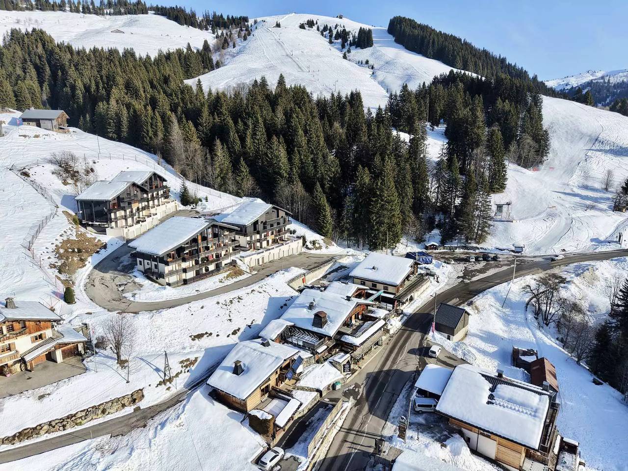 Estudio entero, Estudio al pie de las pistas - 1450 m in Notre-Dame-de-Bellecombe, Albertville region