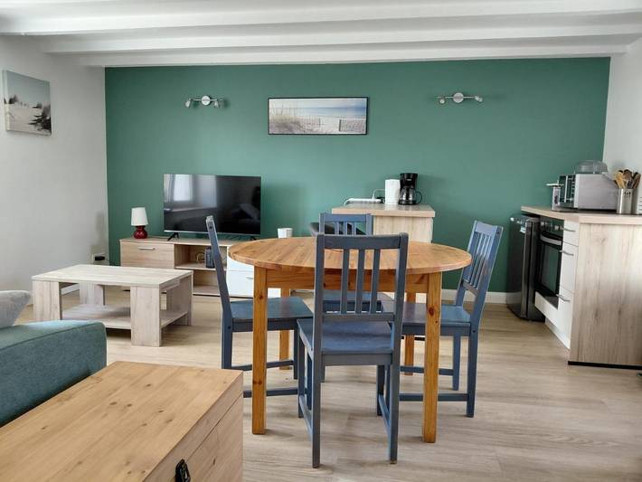 Appartement de vacances pour 4 personnes, avec jardin