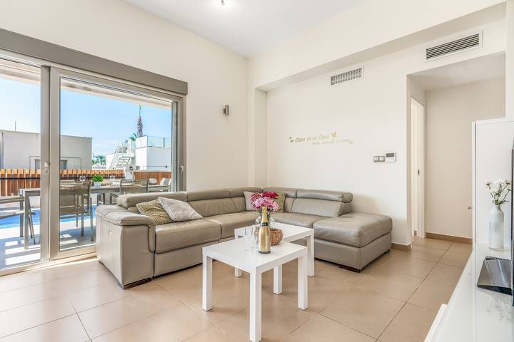 Location de vacances pour 6 personnes, avec bassin pour enfant et jardin, adapté aux familles à Orihuela - 3