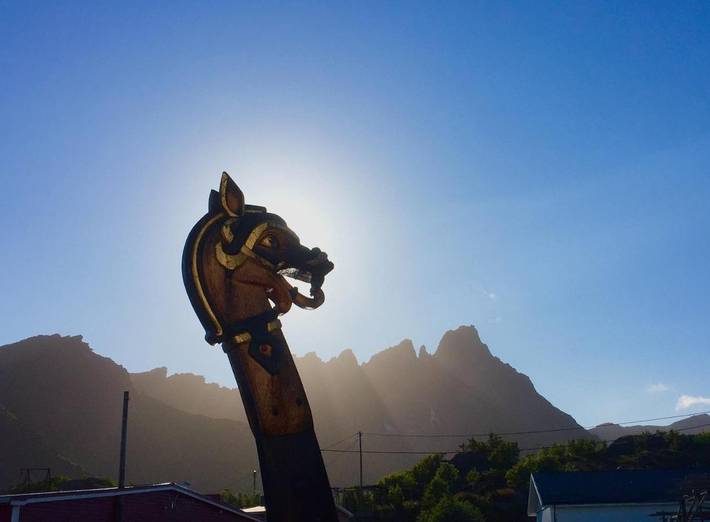 Chalet für 8 Personen, mit Garten und Sauna sowie Ausblick und Seeblick auf den Lofoten - 4