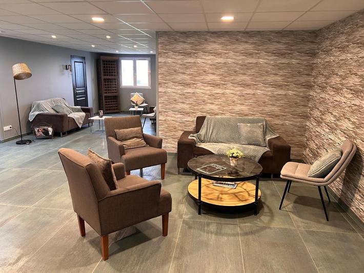 Hôtel pour 5 personnes, avec terrasse, animaux acceptés à Saint-Hilaire-Petitville