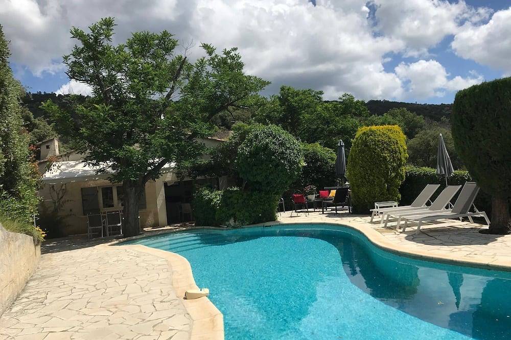 Villa met airconditioning prachtig uitzicht verwarmd privézwembad naast Sttropez in Le Plan-de-la-Tour, Draguignan en omgeving