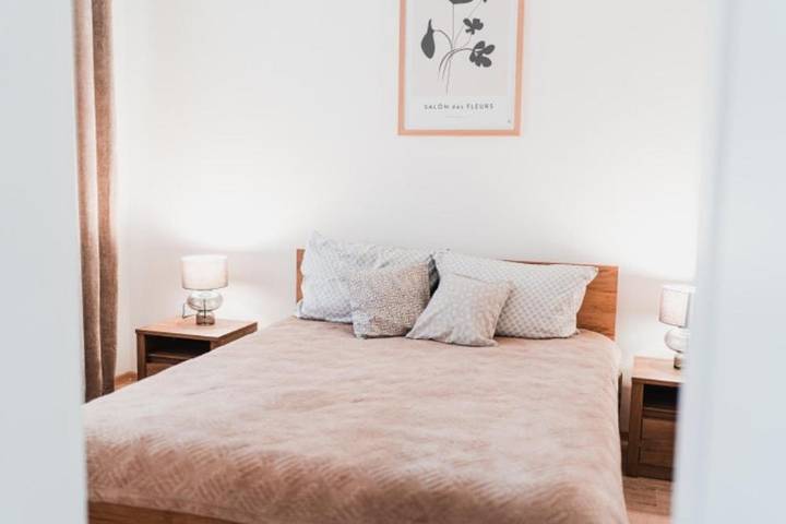 Appartement de vacances pour 5 personnes, avec jardin