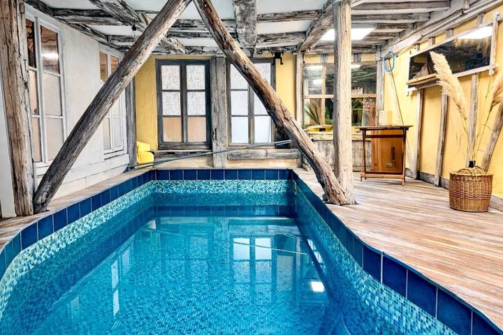 Gîte pour 4 personnes, avec Piscine et Vue à Sainte-Maure - 3