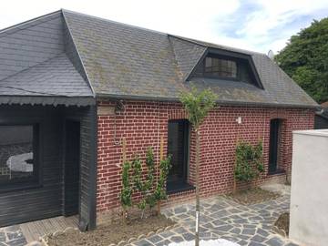 Location de vacances pour 6 personnes, avec terrasse à Yport