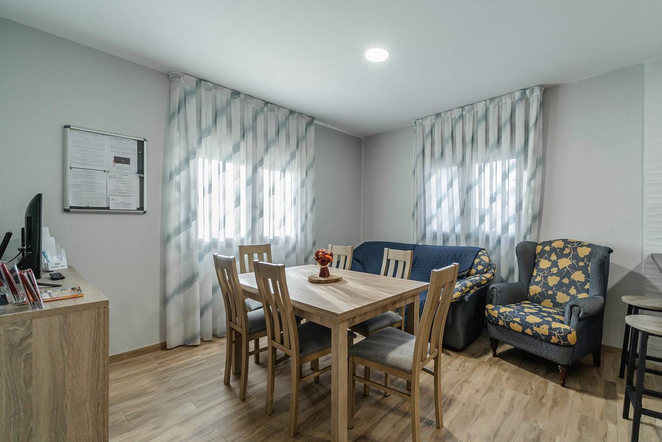 Ferienhaus 'La Quesería' mit Bergblick, Gemeinschaftsterrasse und Wlan in Villaherreros, Palencia Provinz