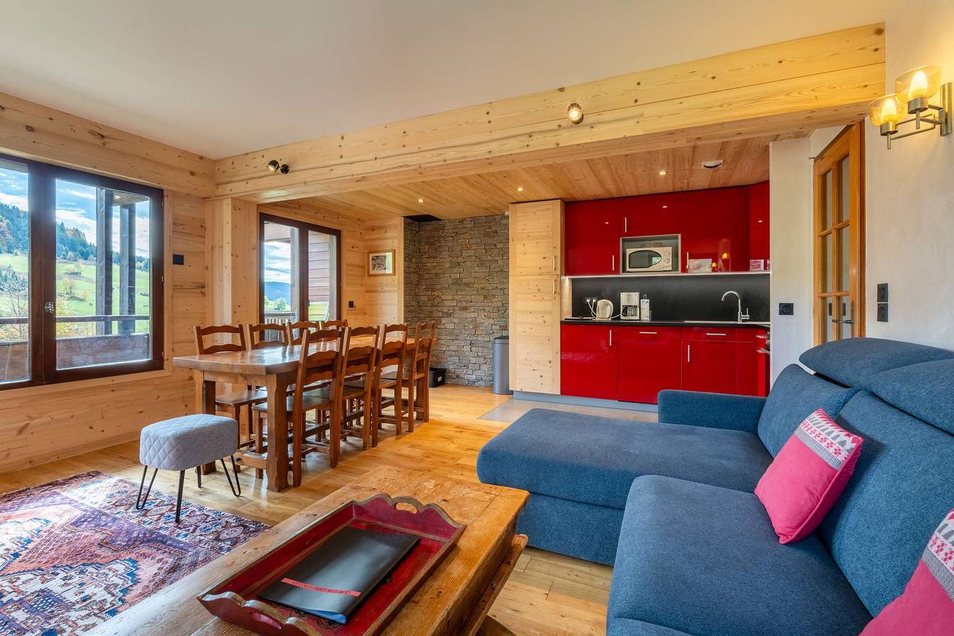 Apartamento vacacional entero, Réséda : Calme Montagnard avec Vue Apaisante in Le Grand-Bornand, Región de Annecy