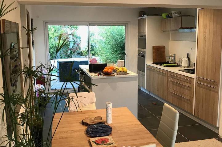 Ferienhaus für 8 Personen, mit Terrasse und Garten, mit Haustier