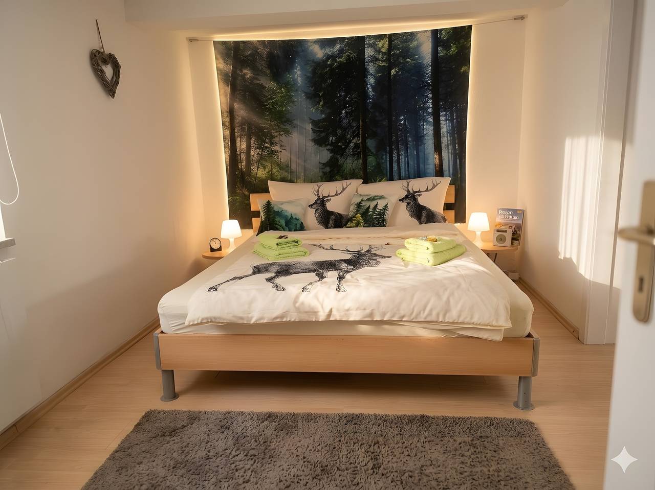 Ganze Wohnung, Apartment „Hirschkönig“ mit Bergblick in Bad Lauterberg, Harzvorland